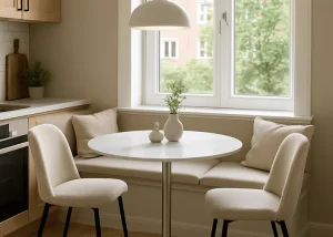 Bentley 0.9m Round Table (Chrome KD)